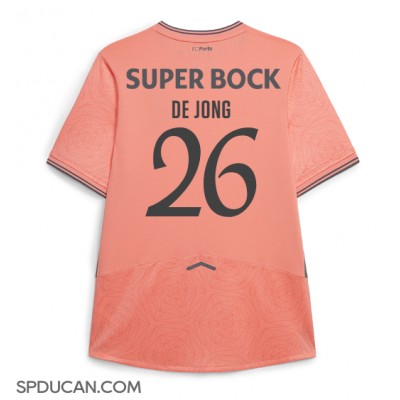 Muški Nogometni Dres Porto Luuk de Jong #26 Gostujuci 2025-26 Kratak Rukav Muški Nogometni Dres Porto Luuk de Jong #26 Gostujuci 2025-26 Kratak Rukav